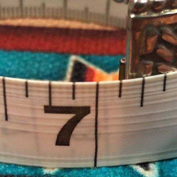 R&L Vacit Inlayed Turquoise, Coral, Onyx, & M Pearl Sunface Sterling Zuni Cuff - Picture 4 of 4